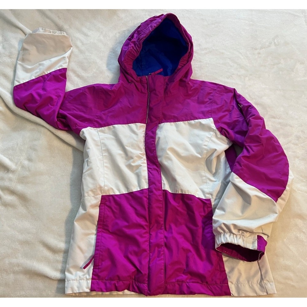 Girls' Columbia Intertech Pink &‎ White Jacket Size M